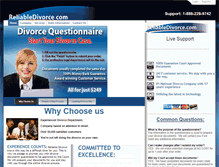 Tablet Screenshot of ds.reliabledivorce.com
